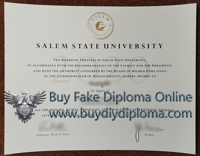Salem State University diploma 
