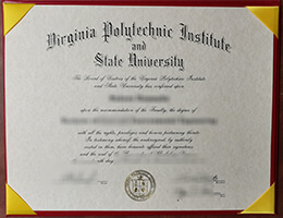 Virginia Tech diploma