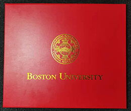 Boston University (BC) Diploma Cover