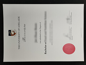 University of Adelaide degree, University of Adelaide diploma.