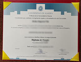 University of Almería diploma, buy a fake diploma online