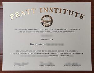 Pratt Institute diploma