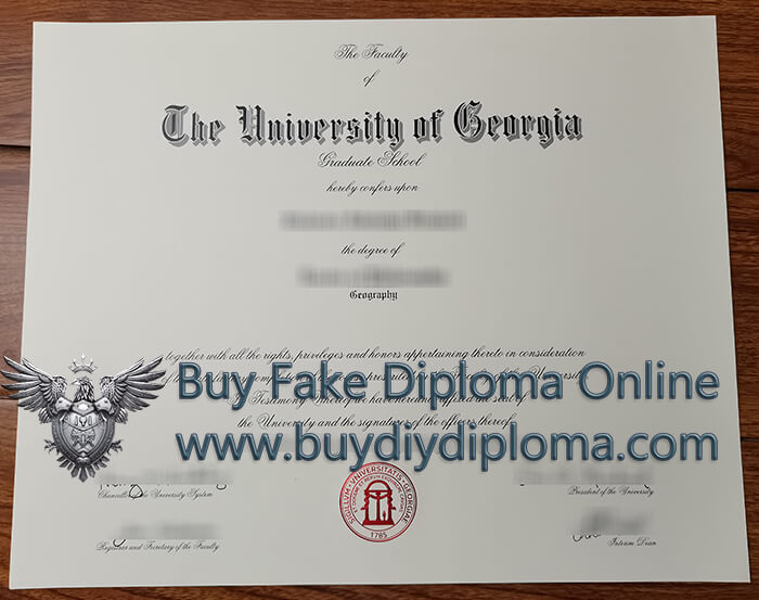 University Of Georgia Diploma, Buy a fake USA diploma 