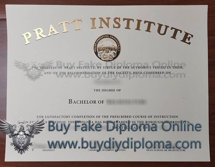 Pratt Institute diploma