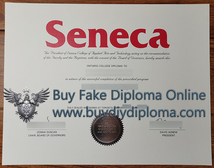Seneca College diploma, Seneca College degree