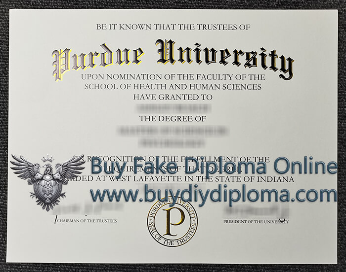  Purdue University Diploma