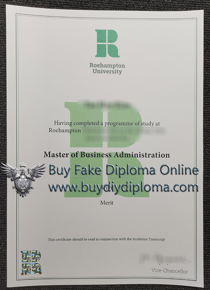 University of Roehampton diploma