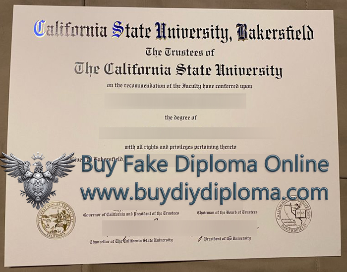 CSU Bakersfield diploma