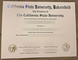 CSU Bakersfield diploma, CSUB degree.