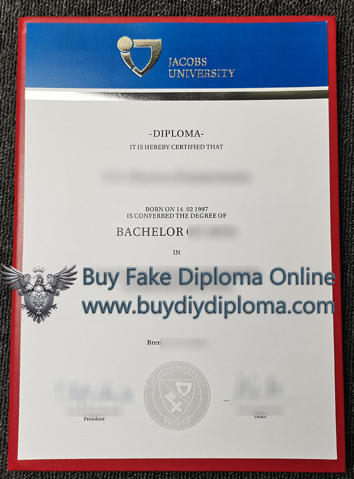Jacobs University diploma 