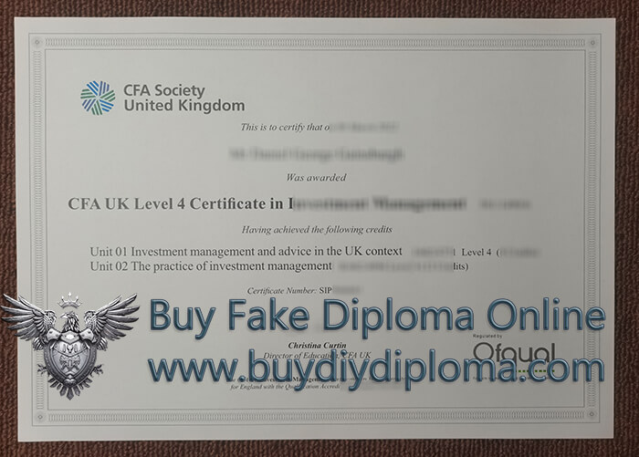 CFA UK Level 4 Certificate