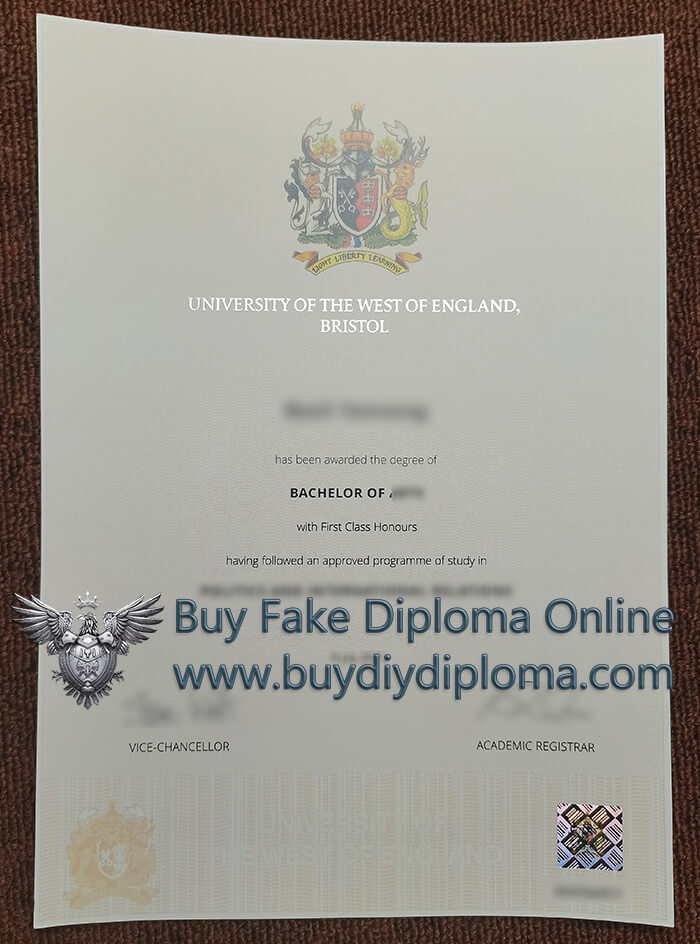 UWE Bristol degree 