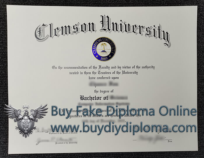  Clemson University degree