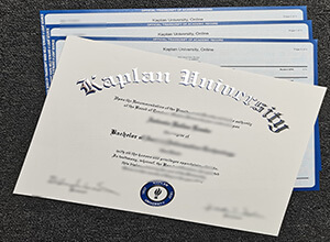 Kaplan University Diploma, Kaplan University transcript