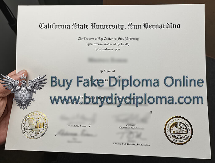CSUSB diploma