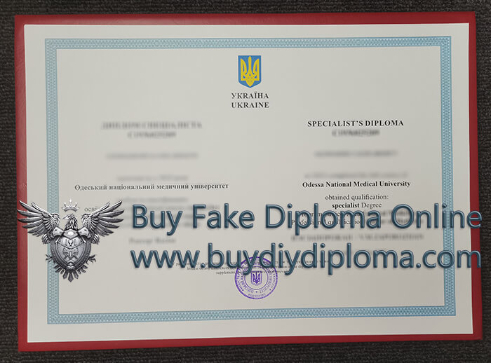  Odessa National Medical University diploma