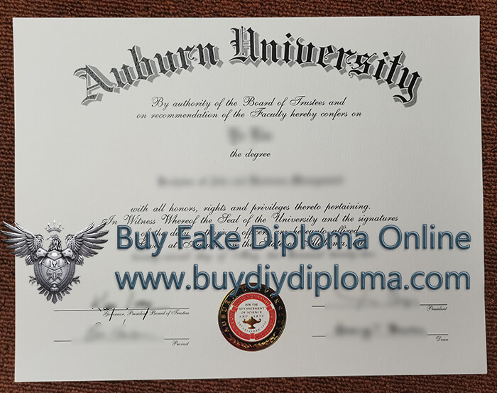 Auburn University diploma