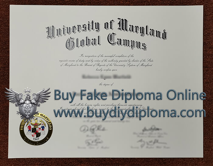 UMGC diploma 