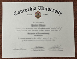 Concordia University Diploma