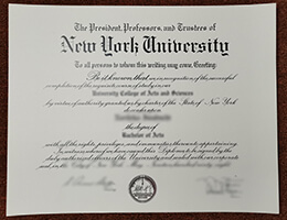 NYU diploma