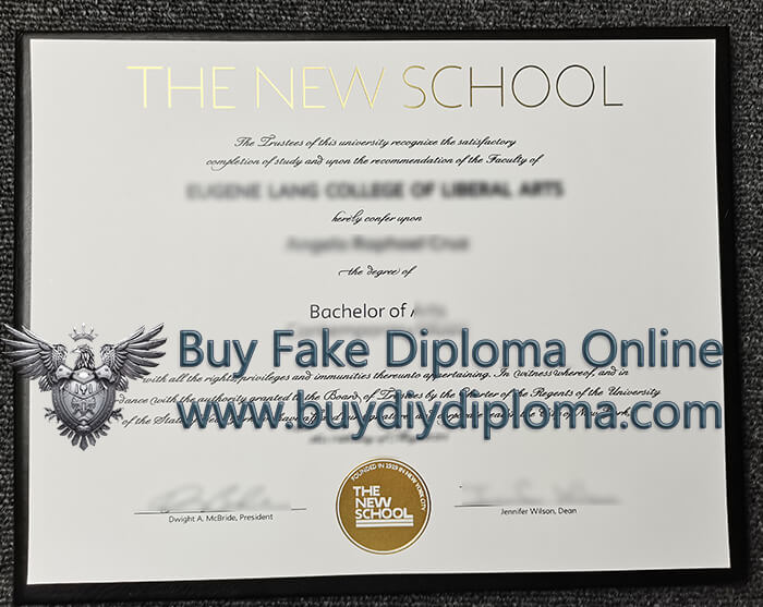New School diploma New School diploma