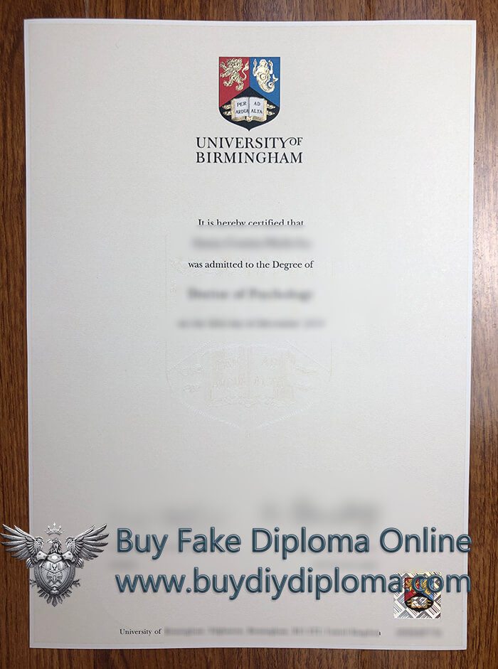 University of Birmingham diploma