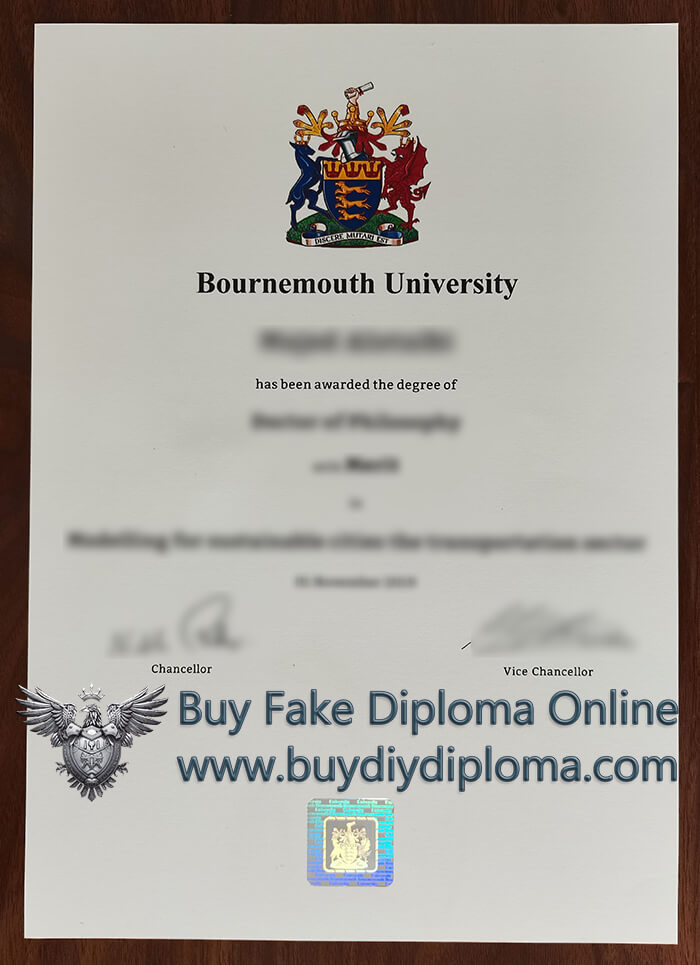 Bournemouth University Certificate