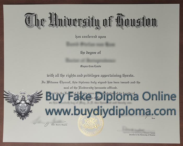 University of Houston diploma 