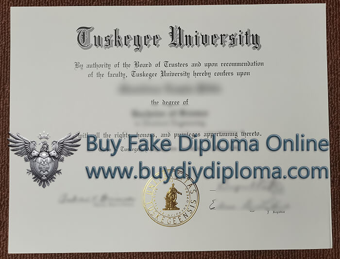 Tuskegee University diploma 