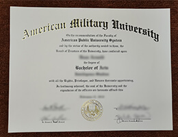 American Military University diploma