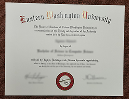 Eastern Washington University diploma