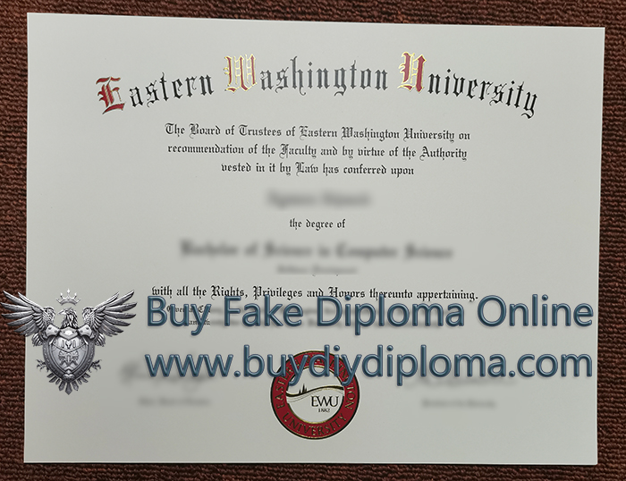 Eastern Washington University diploma
