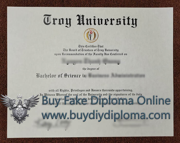 Troy University diploma