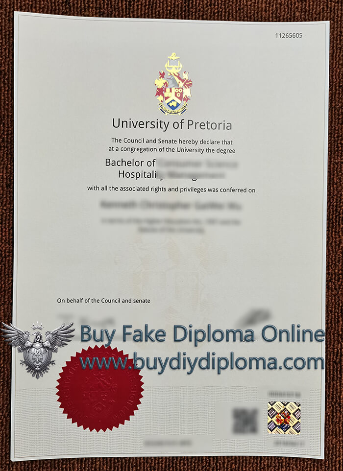 University Of Pretoria degree University Of Pretoria diploma