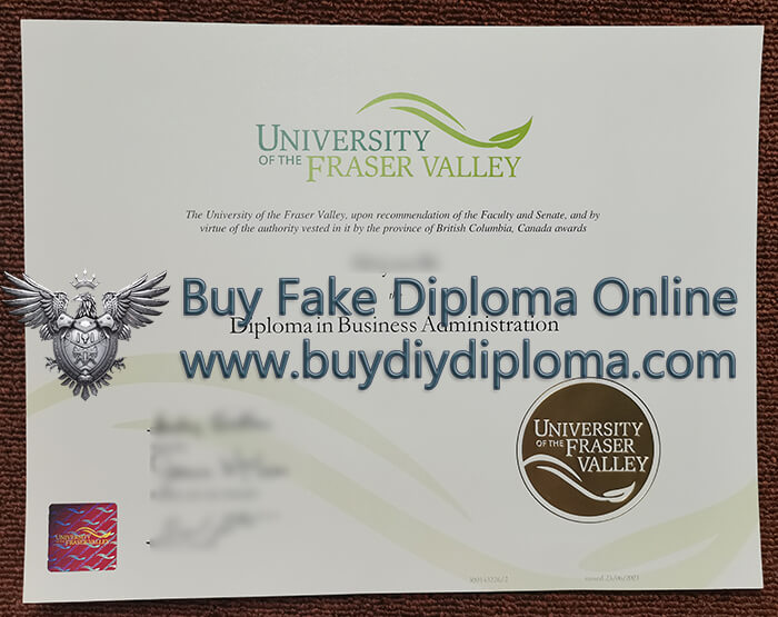 University of the Fraser Valley diploma 