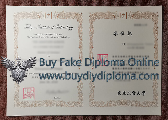 Tokyo Institute of Technology diploma