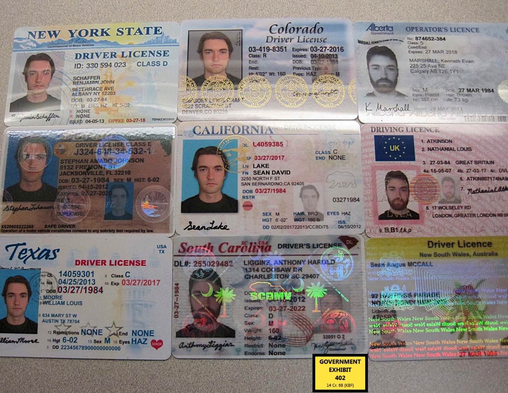 fake IDs