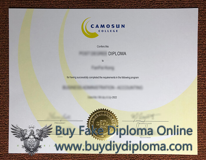 Camosun College diploma