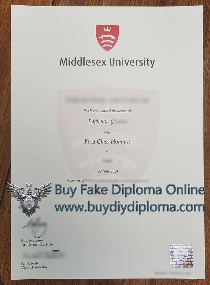 Middlesex University degree