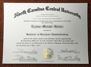 NCCU diploma