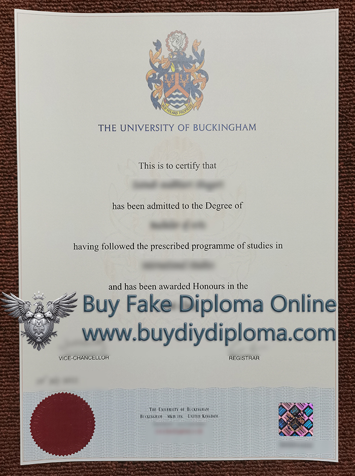 University of Buckingham degree