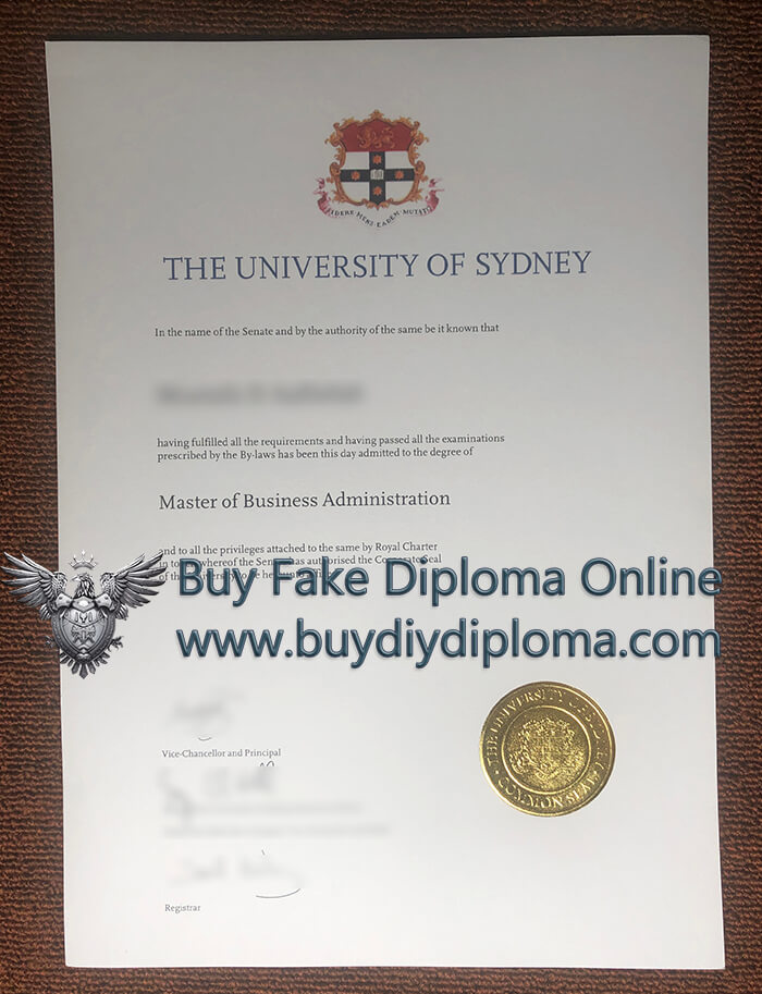 University of Sydney degree, USYD diploma 
