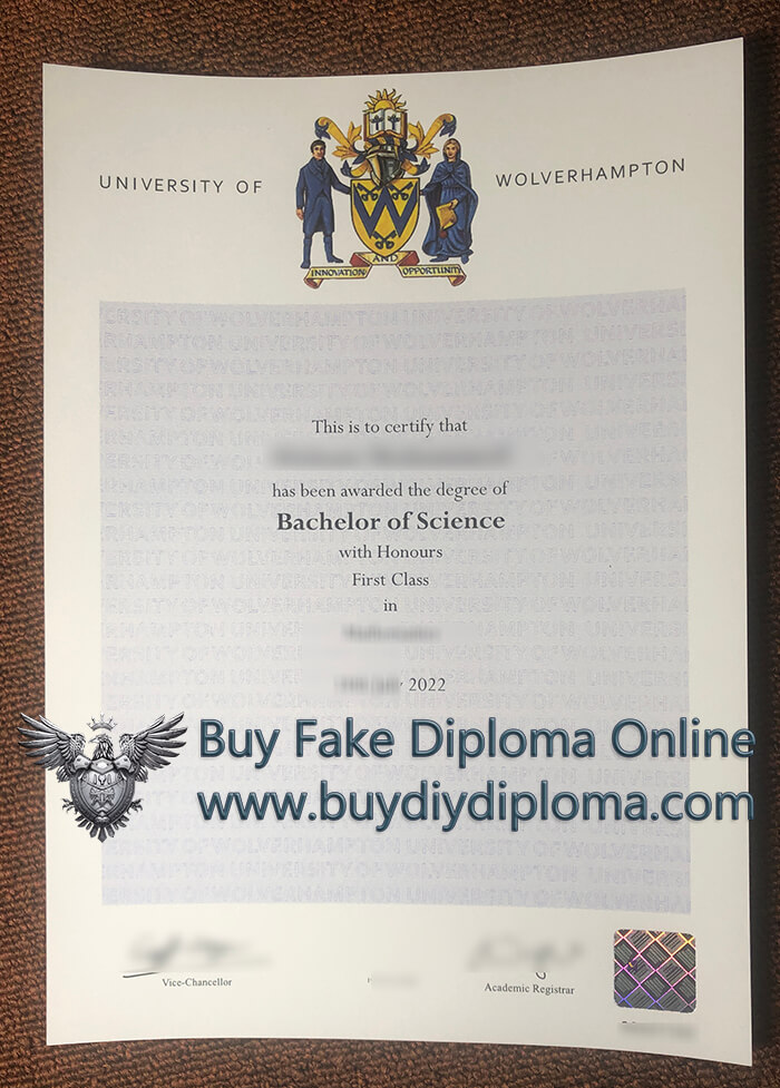 University of Wolverhampton diploma