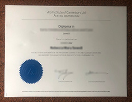 Ara Institute of Canterbury diploma