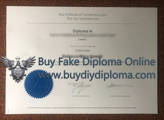 Ara Institute of Canterbury diploma Ara Institute of Canterbury diploma
