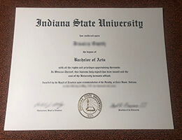 Indiana State University (ISU) diploma