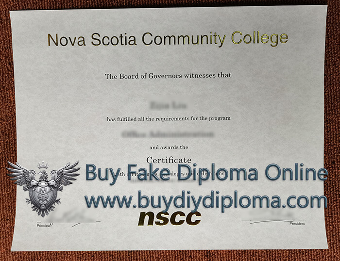 NSCC certificate
