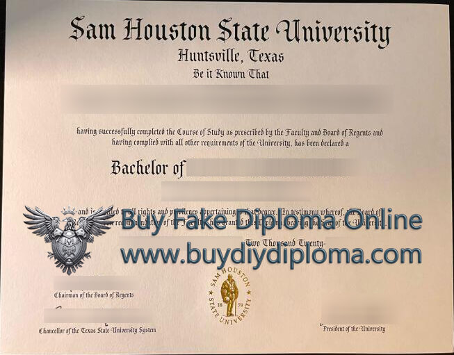 SHSU diploma