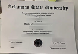 Arkansas State University diploma