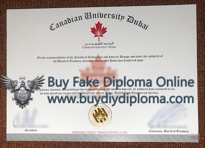 Canadian University Dubai diploma